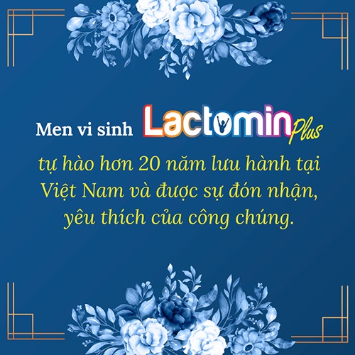 LACTOMIN PLUS - Men vi sinh hết tiêu chảy, táo bón cho bé, rối loạn tiêu hóa, Hộp 30 gói