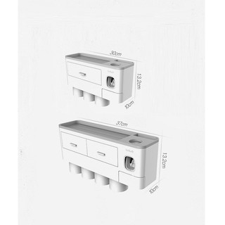 BỘ NHẢ KEM ĐÁNH RĂNG 4 CỐC NAM CHÂM MỚI