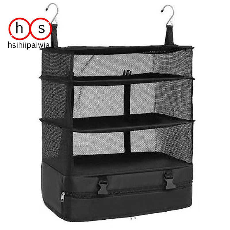 Túi Lưới Treo 3 Tầng Có Thể Gập Lại Đựng Đồ Dùng Cắm Trại Ngoài Trời Cho Hộ Gia Đình