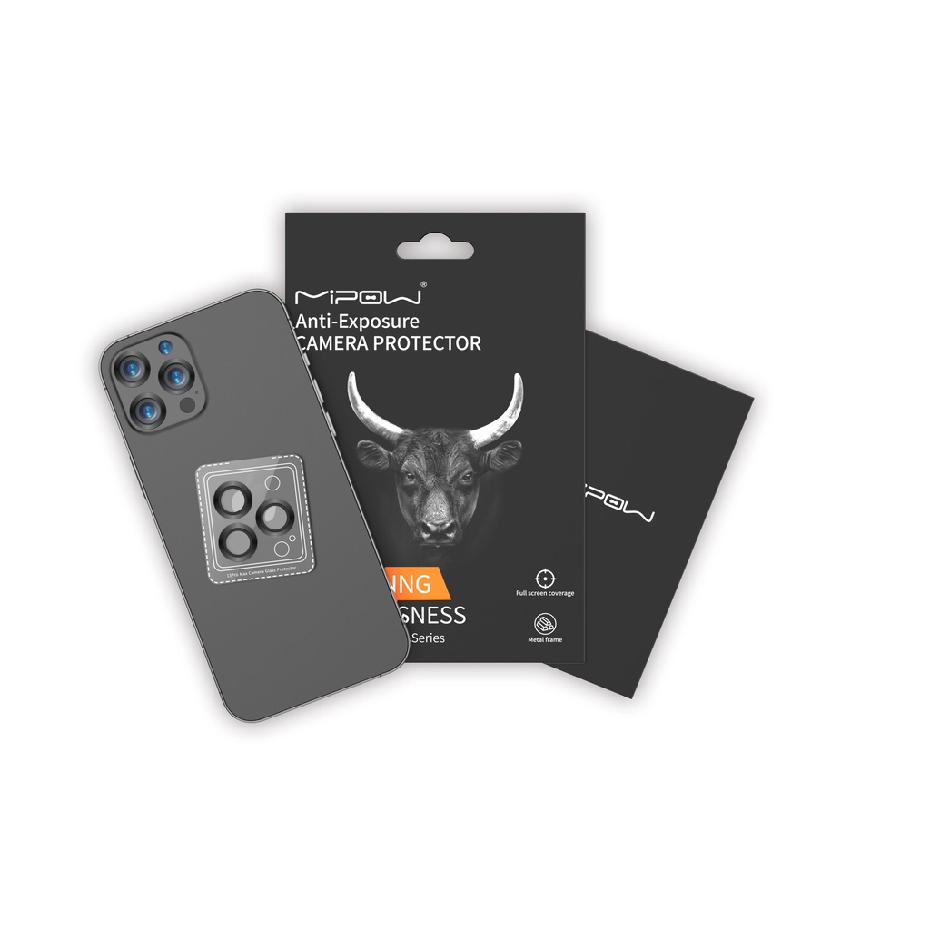 Cường Lực Bảo Vệ Camera DiamondShield Mipow Dành Cho Iphone 14 Pro và 14 Pro Max