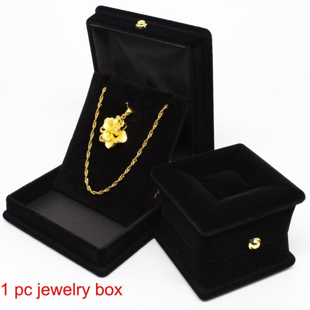 ANEMONE Hộp Nhung Đựng Trang Sức Đính Hôn Thiết Kế Đơn Giản Thời Trang