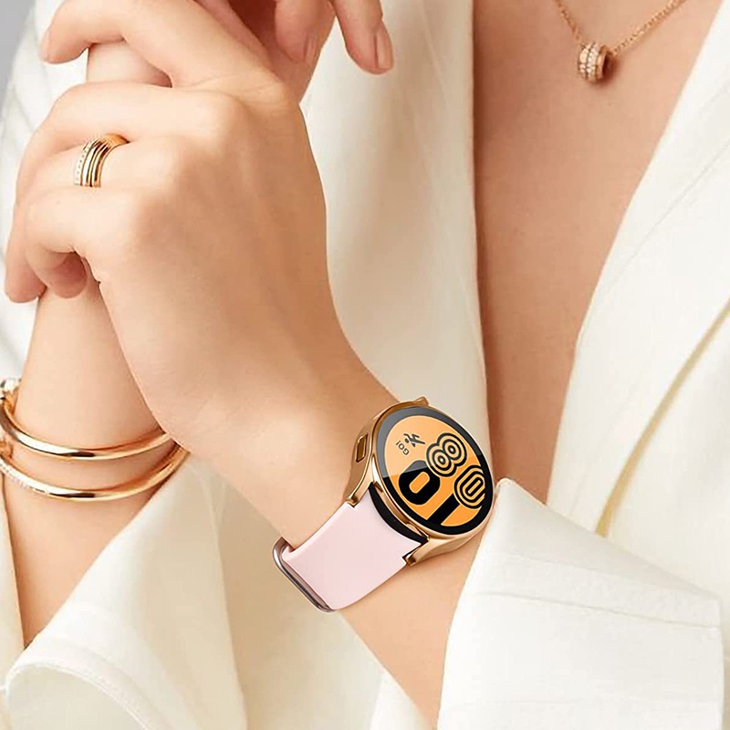 Ốp Silicone DẻO BảO Vệ MàN HìNh Cho ĐồNg Hồ Samsung Galaxy Watch 5 4 40 / 44mm Samsung Active 2