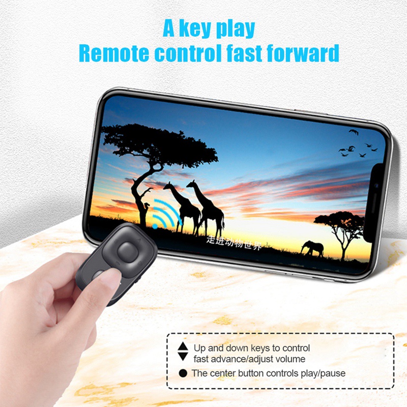 Điều Khiển Từ Xa Không Dây Sạc Lại Được Cho Chụp Ảnh Selfie Điện Thoại