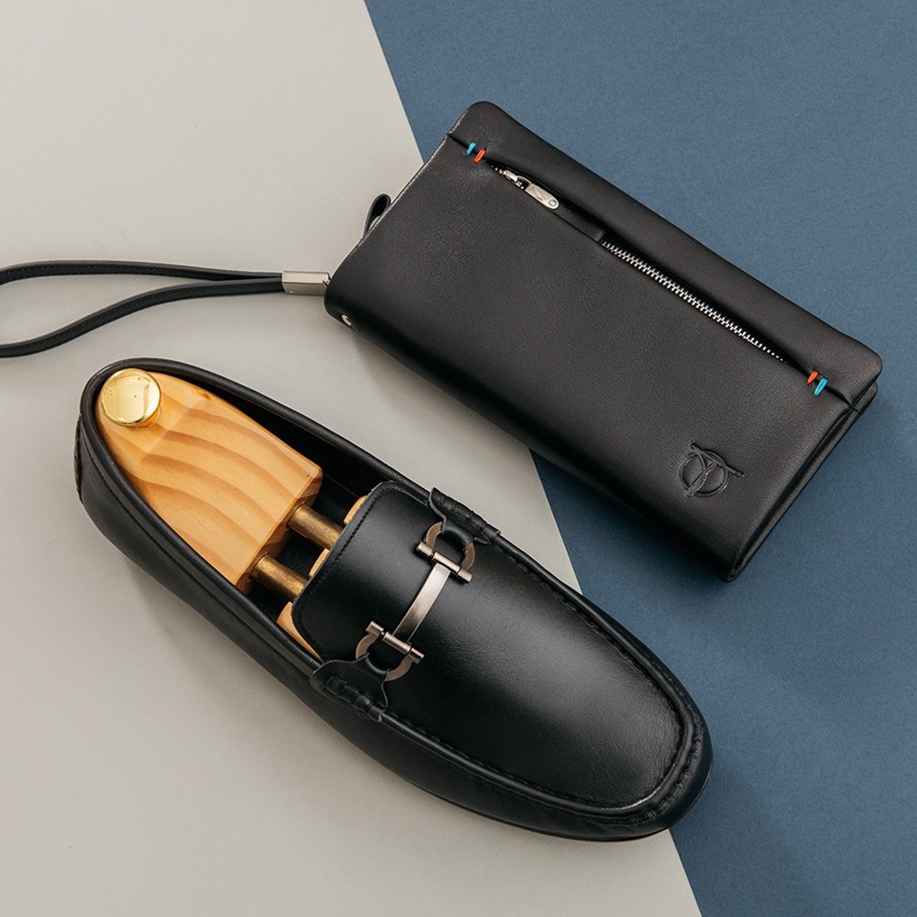 Giày lười nam TÂM ANH công sở thanh lịch horsebit loafer GNTA53.6-D