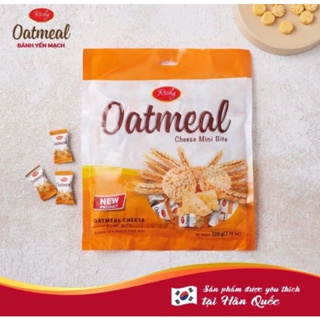 Bánh Oatmeal Vị fomai Richy túi 220gr khẩu vị Hàn