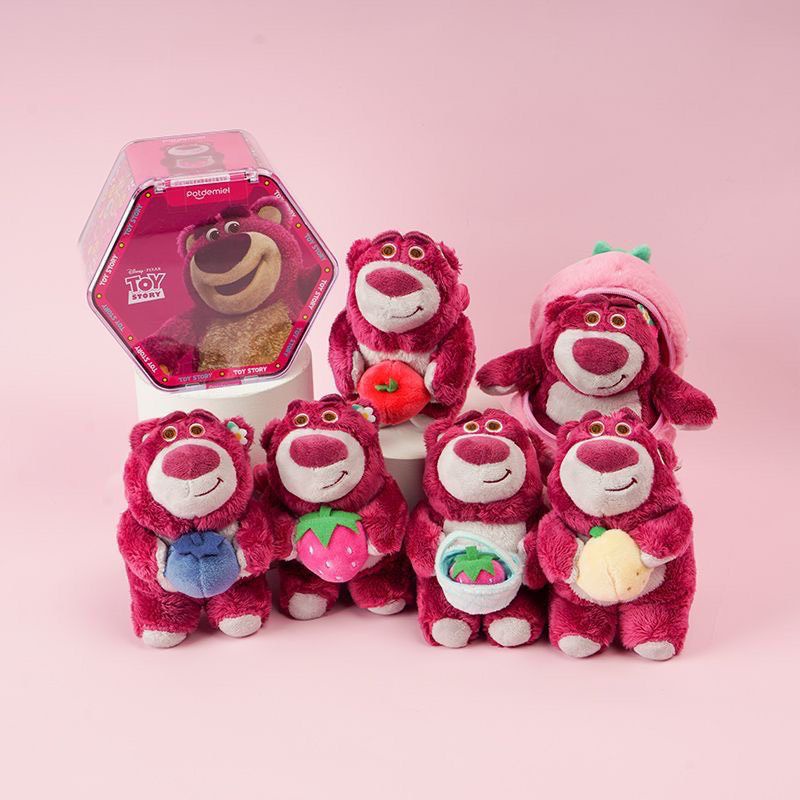 Chính hãng Disney Hộp ngạc nhiên blindbox gấu dâu Lotso thơm mùi dâu