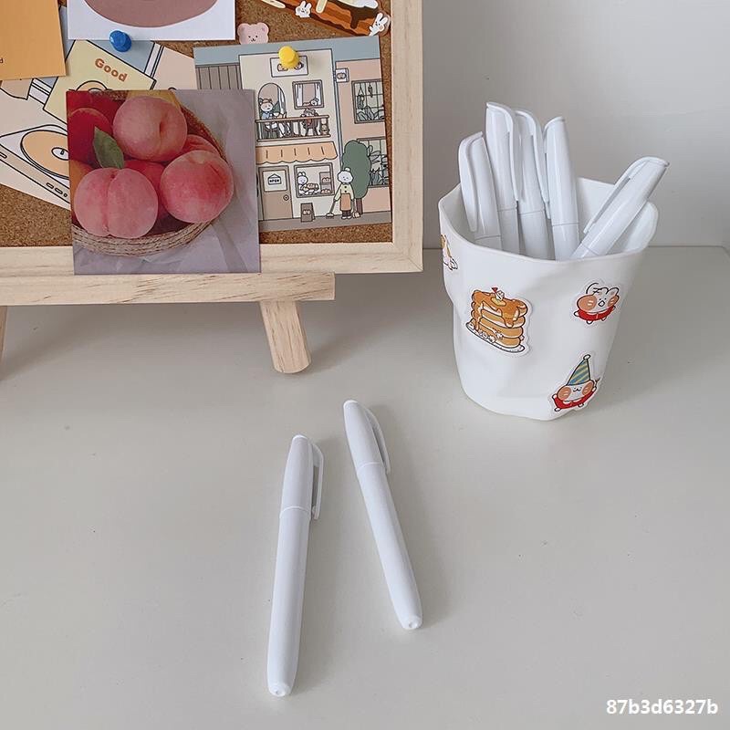 Bút vẽ gương màu trắng nhiều mực bút dạ trắng vẽ gương siêu xinh Trang Xuka