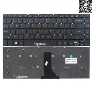 Bàn phím laptop Acer Aspire 3830 4755 4830,E5-411,E5-471,E5-472,V3-431,V3-471,Travelmate P245 P246,Gateway NV47 Màu Đen