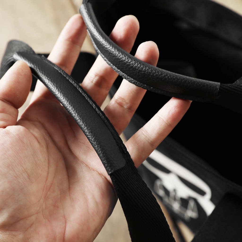 Túi xách tote Karl đen dù chống thấm túi tote nữ vải dù vnxk 2023