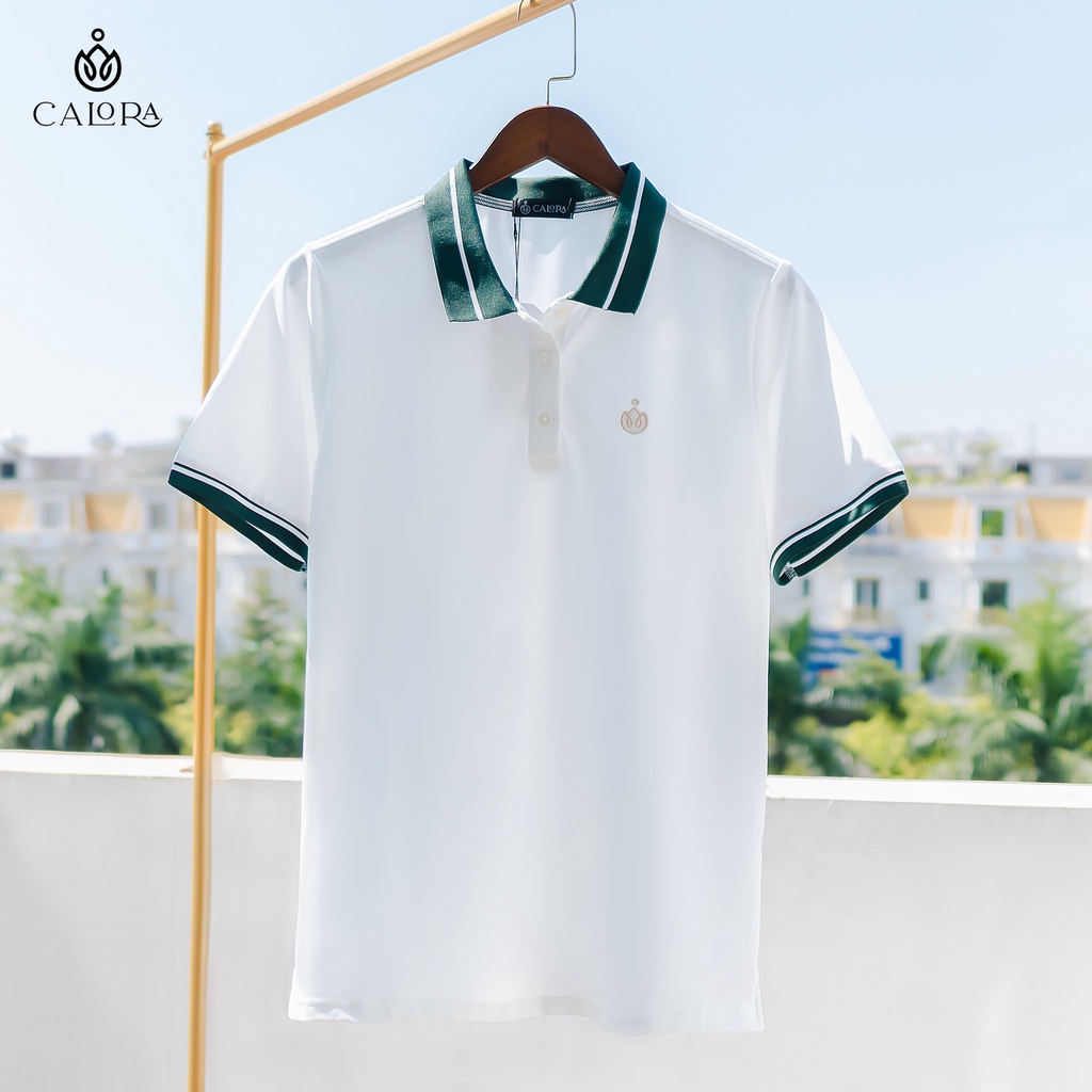 Áo Polo Bigsize Nữ 60-100KG CALORA Cao Cấp, Vải mắt chim mềm, Thoáng Mát, Calora big size nữ -PLCLR002