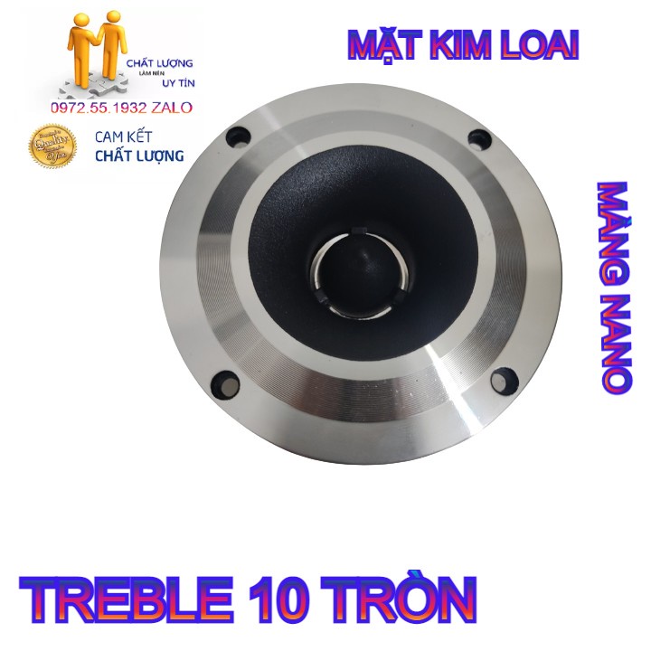 Củ loa treble PIONEER 10CM mặt kim loại màng nano kèm tụ 2.2mf-giá 1 chiếc