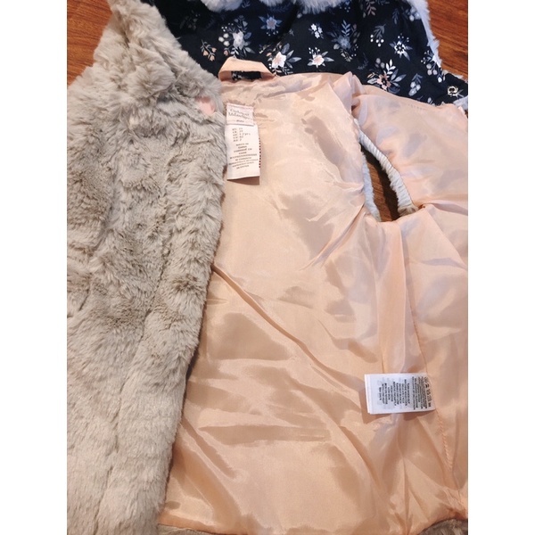 Áo gile lông mix áo thun hồng bé gái xuat du