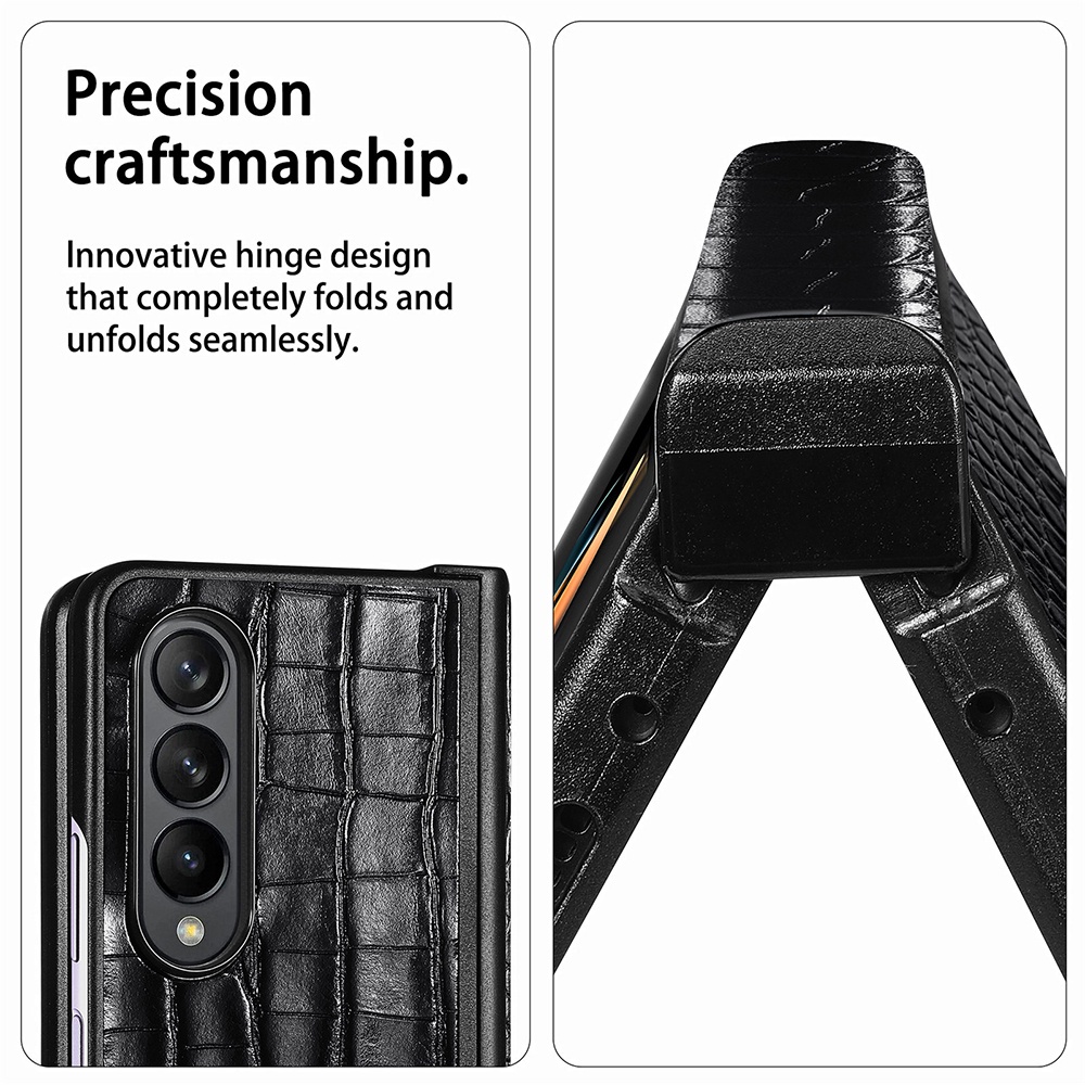 Ốp Điện Thoại Da Cá Sấu Chống Sốc Cho Samsung Galaxy Z Fold4 Samsun Sumsung Fold 4 Samsungzold4 5G