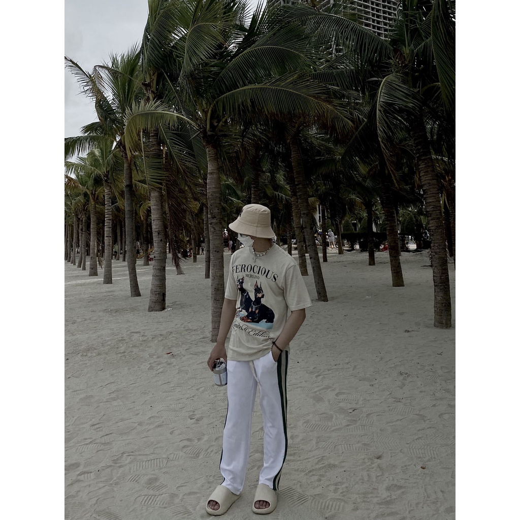 Áo thun Merlino Studio I Ferocious - Form America, tay lỡ  unisex, 100% Cotton 2WS