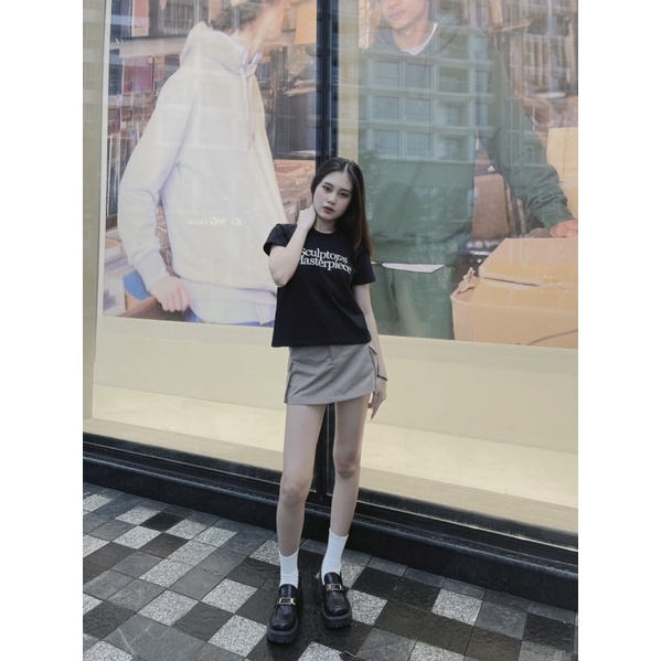 | 𝐒𝐜𝐮𝐥 𝐓𝐞𝐞 𝐁𝐚𝐁𝐲 | Áo boxy baby.