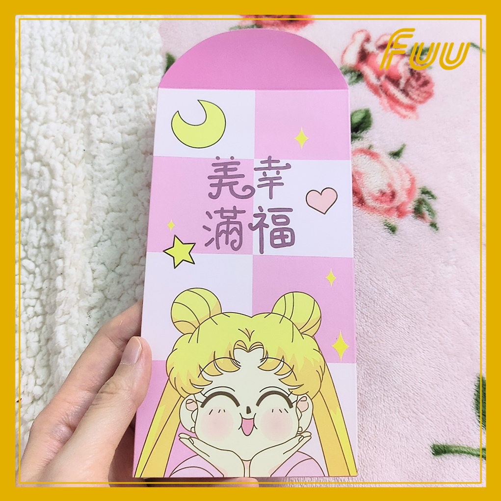 Bao lì xì Thủy Thủ Mặt Trăng (Sailor Moon) mẫu 1