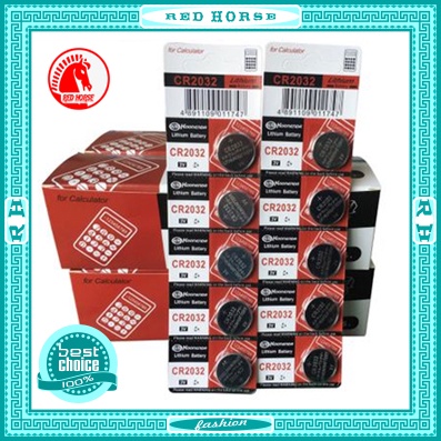 Pin CR2032 - vỉ 5 viên máy tính bàn, đồng hồ điện tử, đồ chơi