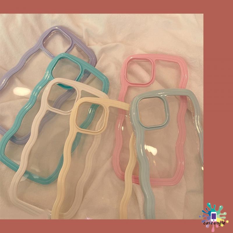 Ốp Điện Thoại Mềm Trong Suốt Viền Lượn Sóng Cho IPhone 7Plus 11 XR 6 6S 7 8 Plus 12 13 Pro Max 8Plus X XS Max 11Pro Max 14 Pro Max