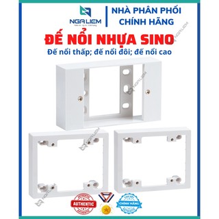 Đế nổi nhựa thấp; loại đôi; tự chống cháy loại cao - sino vanlock