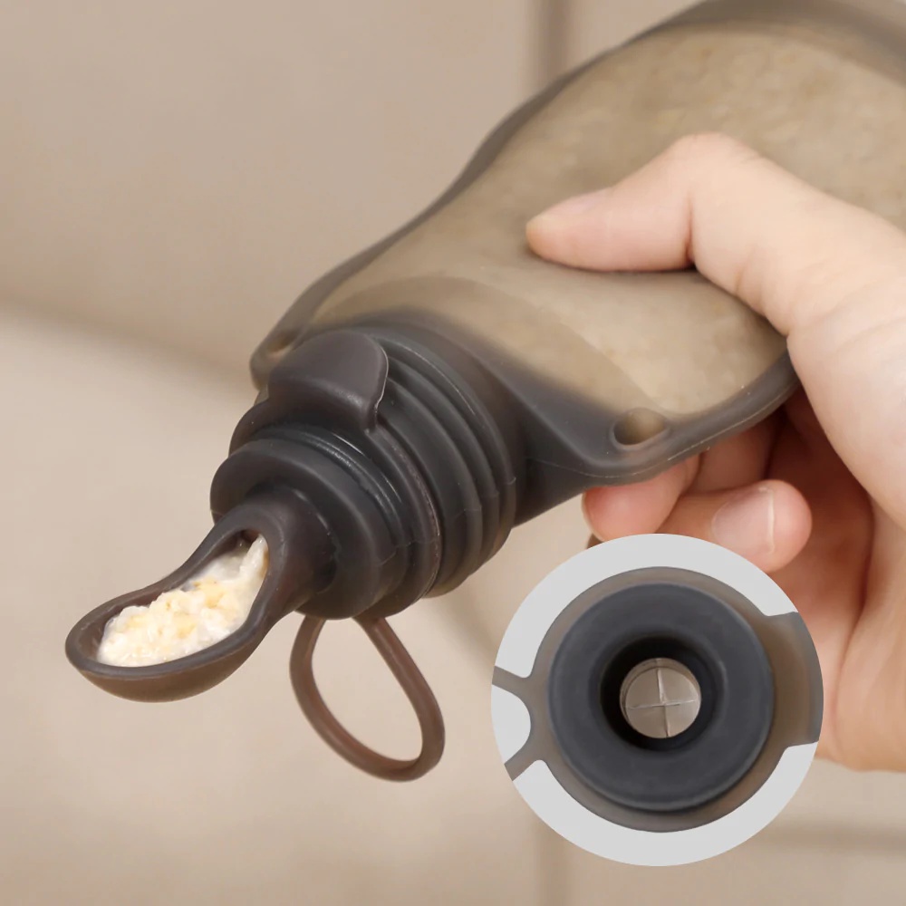 Túi Trữ Kèm Thìa Ăn Dặm Cho Bé Haakaa. Chất liệu silicone cao cấp. Không chứa BPA, PVC và phthalate