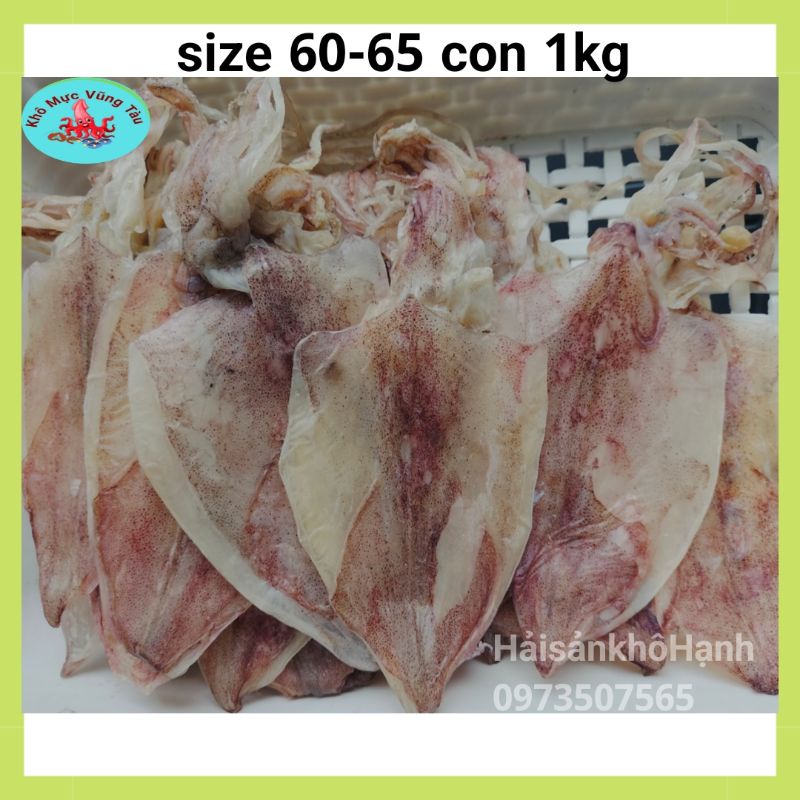 500g mực khô Vũng Tàu mềm ngọt như hình- nửa kg khoảng 30 35 con
