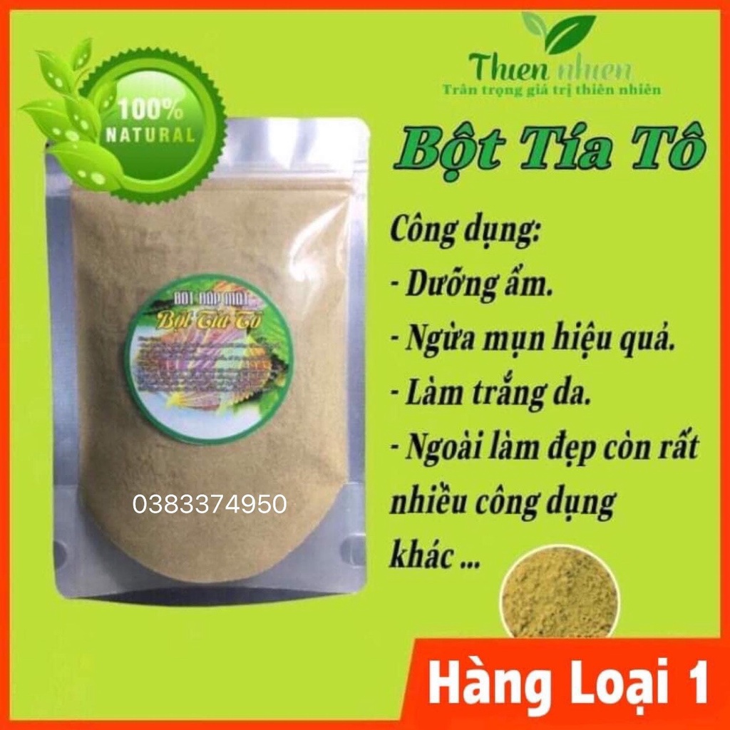 100gram bột tía tô nguyên chất