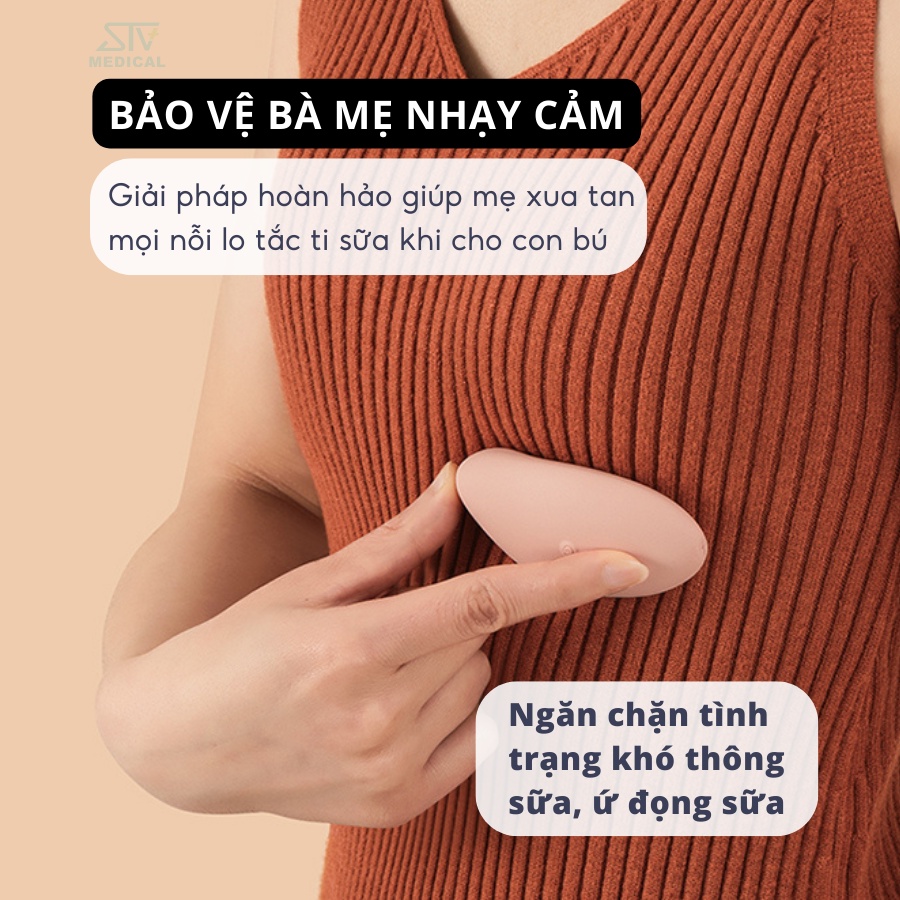 Máy Massage NCVI Làm Thông Tuyến Sữa Sau Sinh