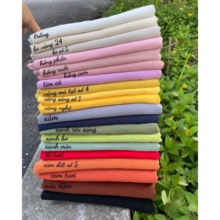 vải thô đũi cara mềm mát 100% cotton