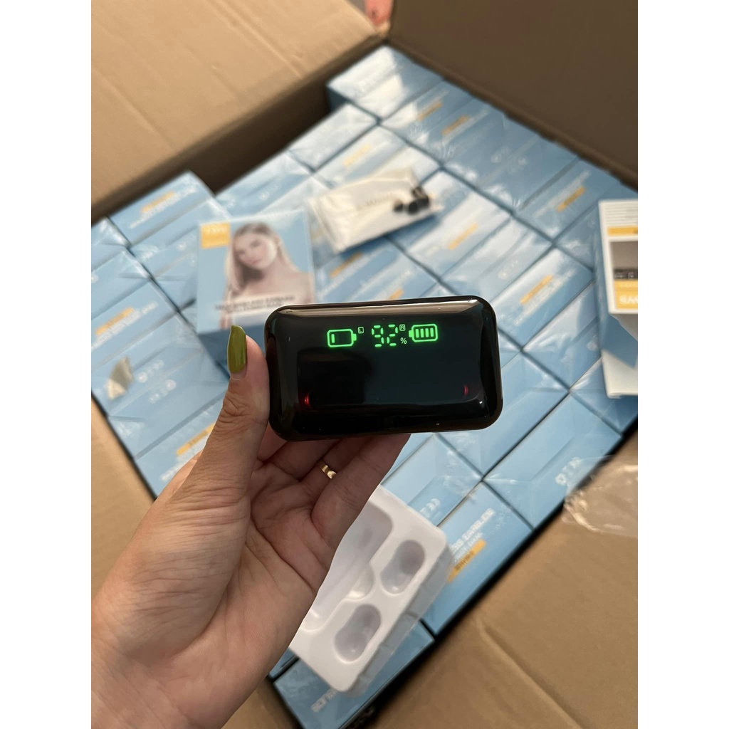 Tai nghe Bluetooth F9 Phạm Thoại TWS 5.1 không dây cảm ứng chống nước IPX5, chống ồn