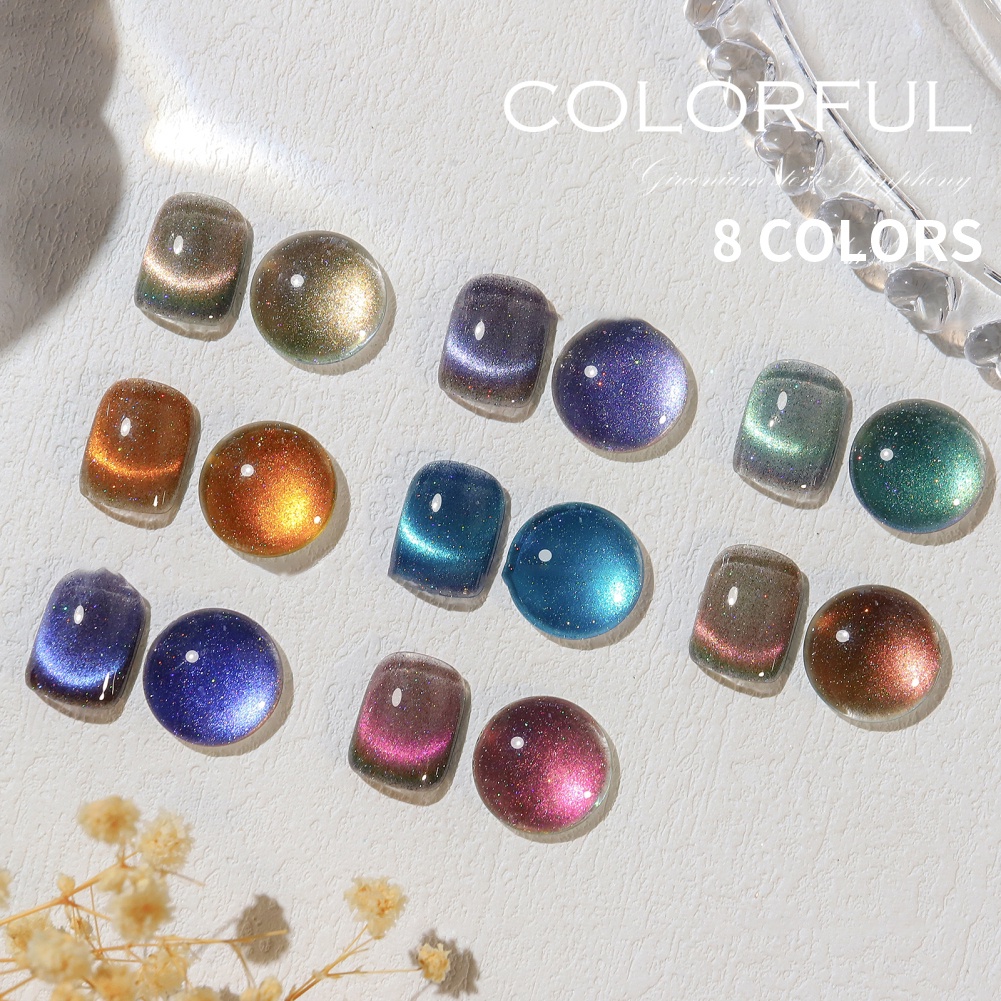 Gel Sơn Móng Tay Kim Cương Nhân Tạo 8ml 2022 MISS CHEERING Thời Trang Thu Đông 8 Màu