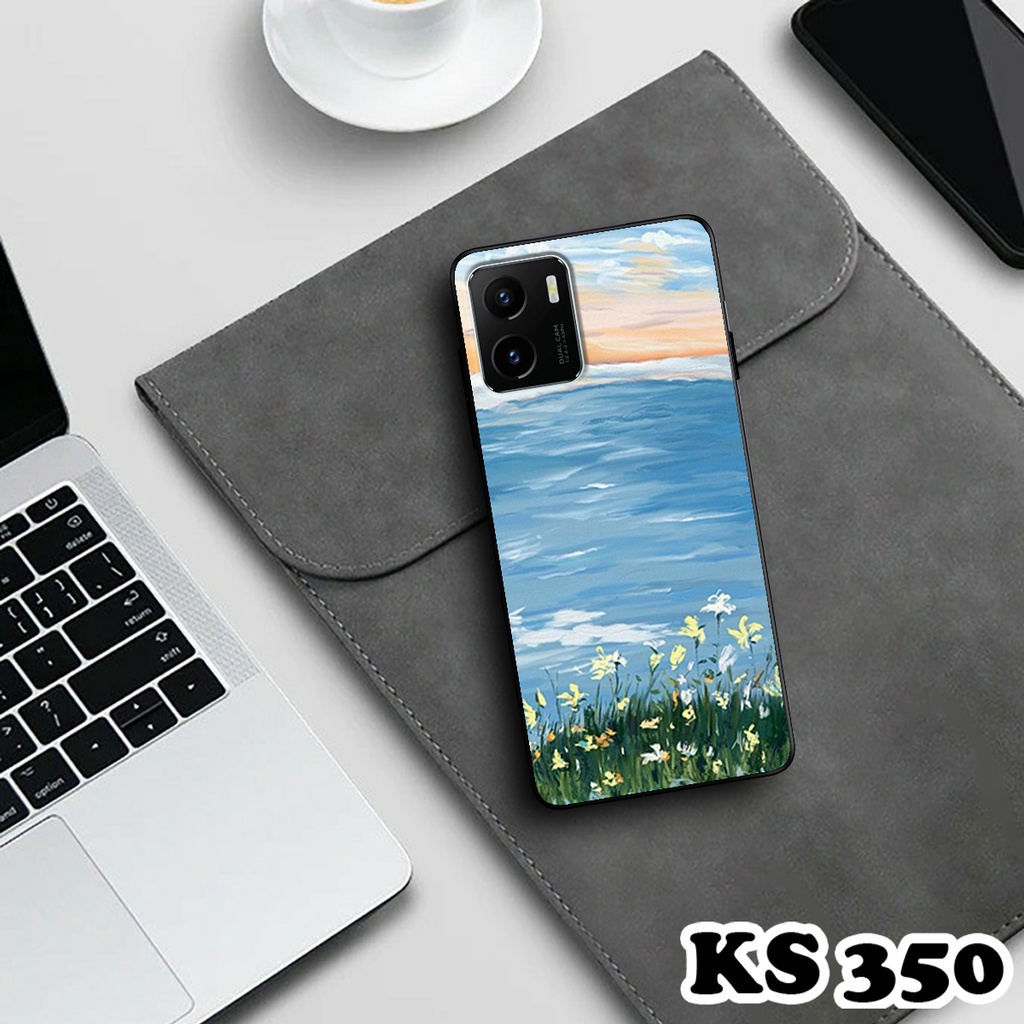 Ốp lưng Vivo Y15a - Y15s - Ốp Vivo in hình Cánh đồng hoa - Chất liệu TPU siêu bền