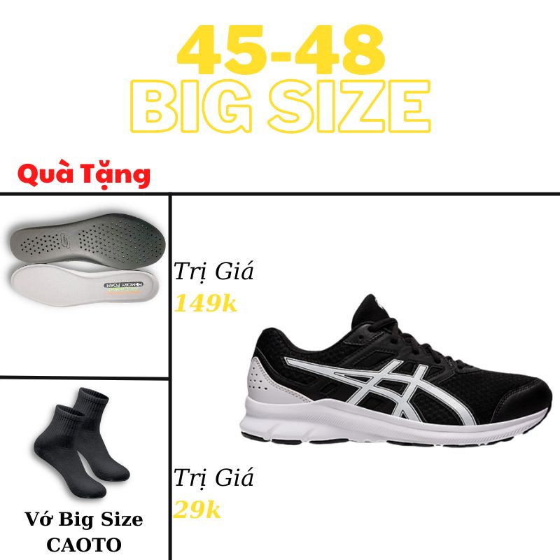 Chạy Bộ Màu Đen Big Size - Giày Thể Thao Big Size Nam 45 46 47 48