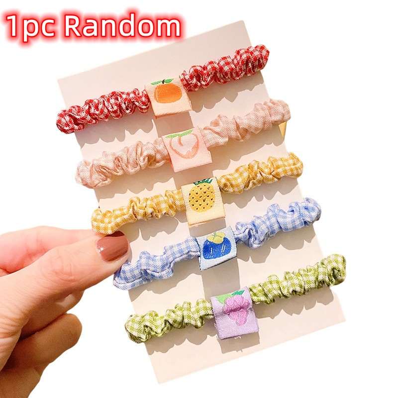 1 Băng Đô Cài Tóc Nhỏ Nhắn Họa Tiết Kẻ Ô Thời Trang Cho Nữ