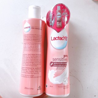 Dung dịch vệ sinh Lactacyd Pro Sensitive 250ml