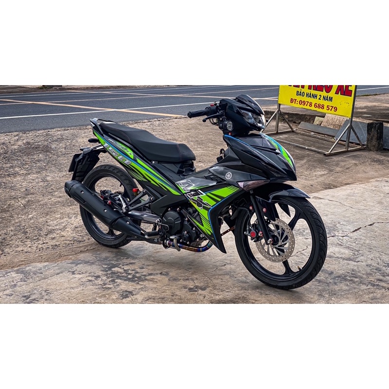 Tem Rời Exciter 150 mẫu MX King 2023 mới lạ siêu nét dán cho xe màu đen