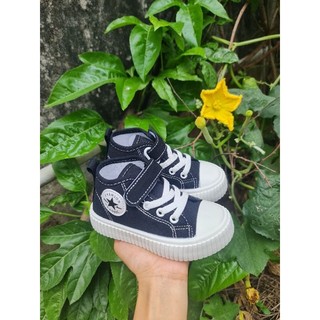 Giày cao cổ canvas cho bé trai bé gái từ 1 - 7 tuổi phong cách thời trang