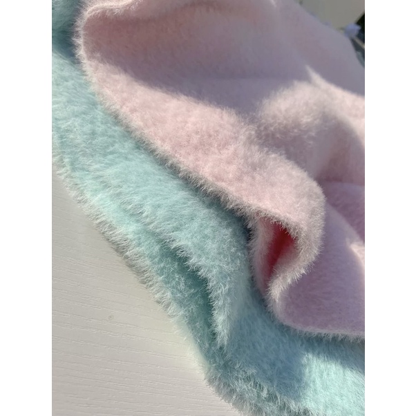 Chân váy len lông thỏ mềm mịn dáng ngắn  A035