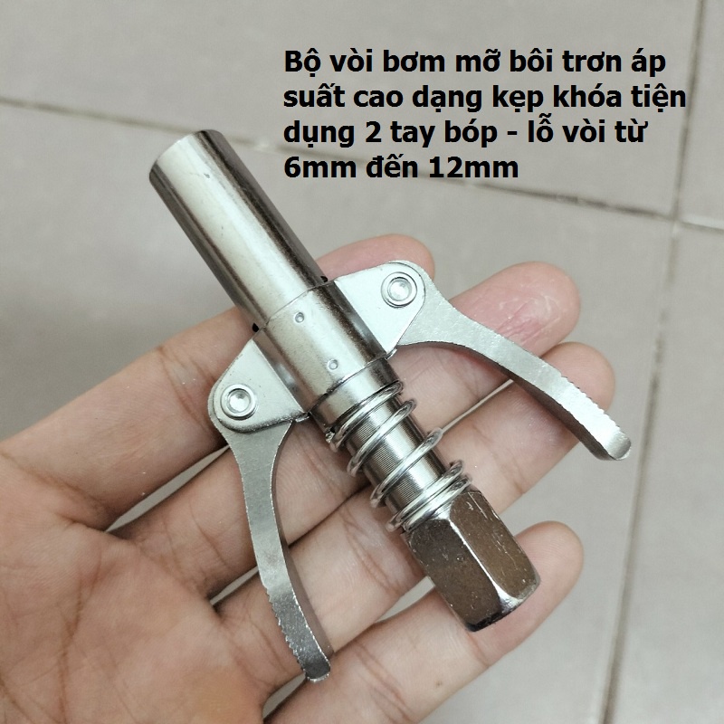 Kẹp Khóa Áp Suất Cao Bằng Thép Không Gỉ Dụng Cụ Khóa Mỡ Núm Vú Núm Vú Tự Khóa Không Làm Mỡ Dụng Cụ Mỡ