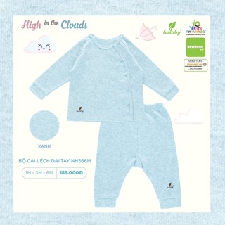 Bộ sơ sinh dày cài lệch Lullaby