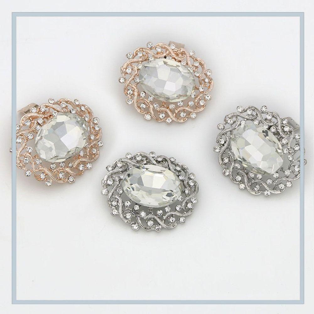 MOILYVN 1 Kẹp Giày Có Đính Đá Dùng Trang Trí Tiệc Cưới