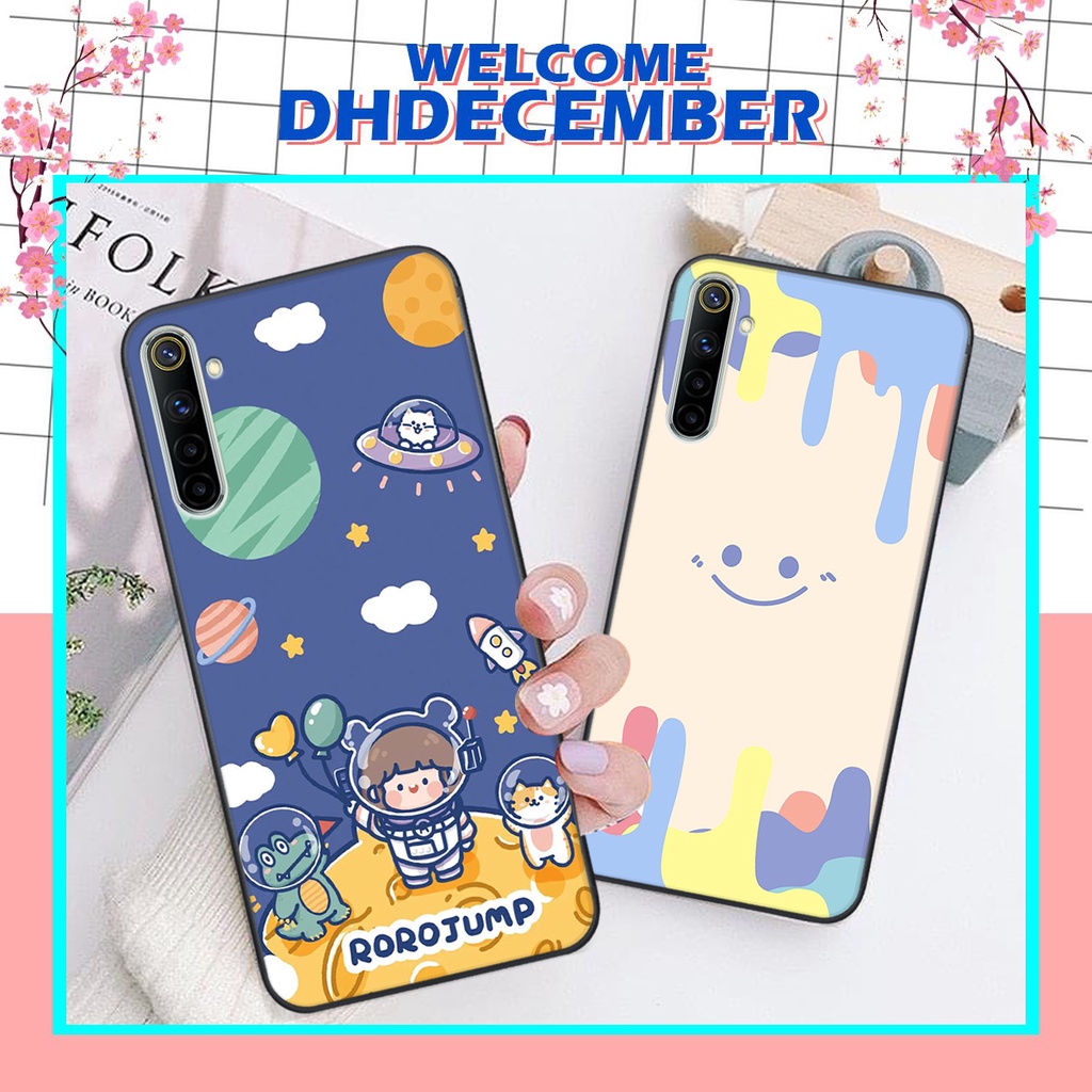 Ốp lưng Realme 6 / 6 PRO in hình tim, kẻ vuông mẫu mới CỰC XINH