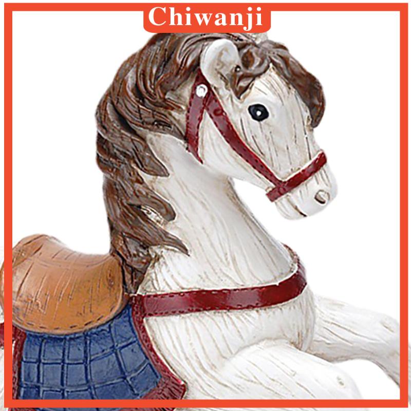 Mô Hình Ngựa Bập Bênh Bằng Nhựa Resin Phong Cách Bắc Âu Trang Trí Phòng Khách