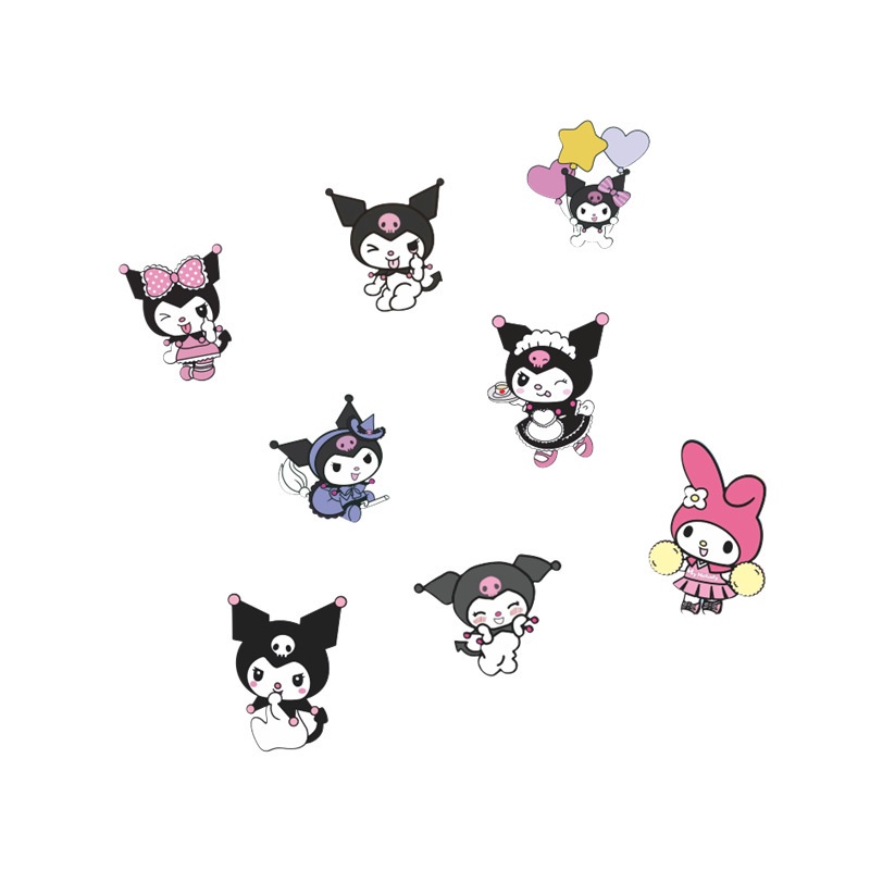 Sanrio 1 Huy Hiệu Cài Áo Họa Tiết Hoạt Hình kuromi diy