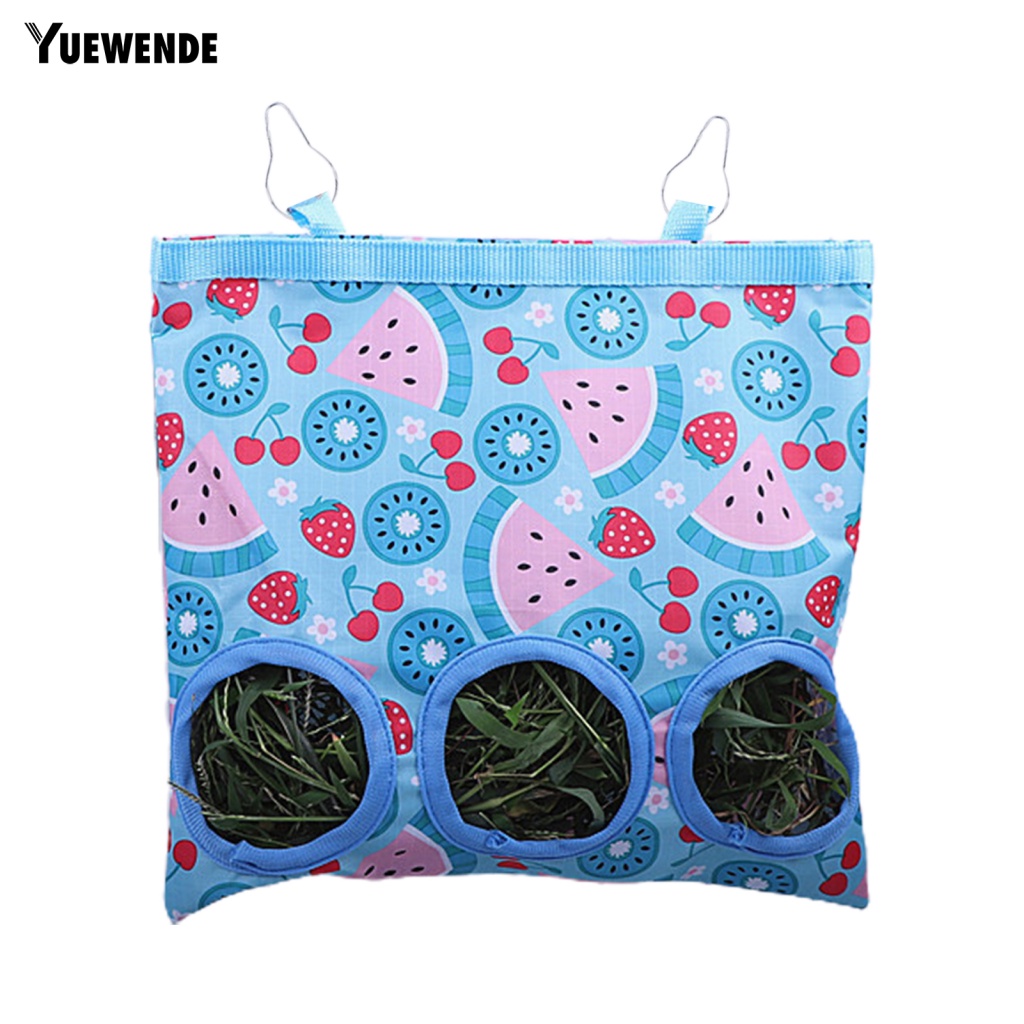 [Yue.z] Túi Cỏ Đựng Thức Ăn Nhiều Kiểu Dáng Cho Nhím Guinea Pig Hay Treo Chống Mài Mòn