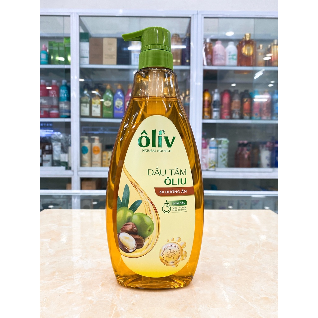 Dầu Tắm Dưỡng Da Mềm Mịn Ôliv Virgin Olive Oil Chính Hãng 650ml Mẫu Mới