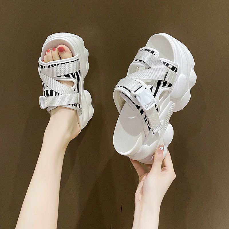 Dép bánh mì đế cao Dép đế xuồng Dép Đế Dày 7cm Tăng Chiều Cao Thời Trang Mùa Hè 2022 Cho Nữ