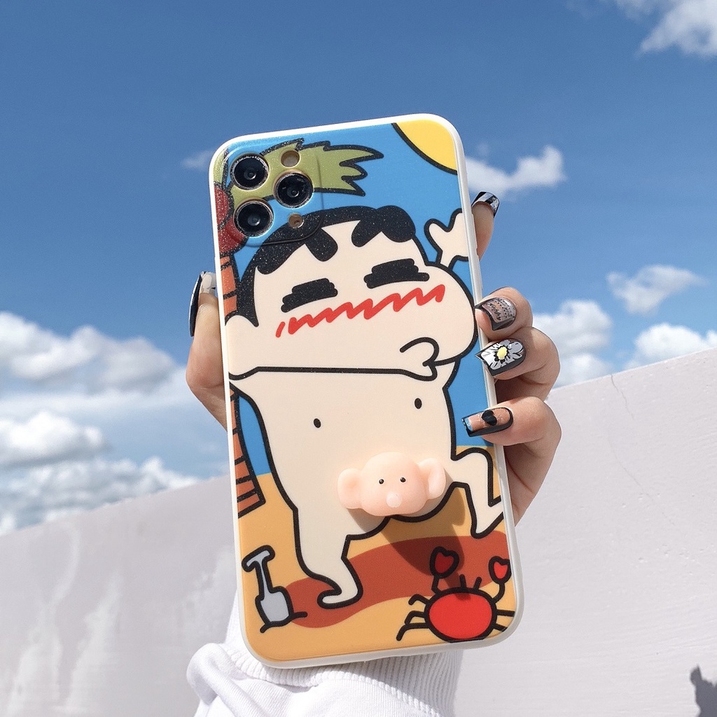 Ốp lưng in hình shin voi con nổi dễ thương dành cho nhiều dòng máy của Iphone/samsung/oppo/realme/vivo/xiaomi