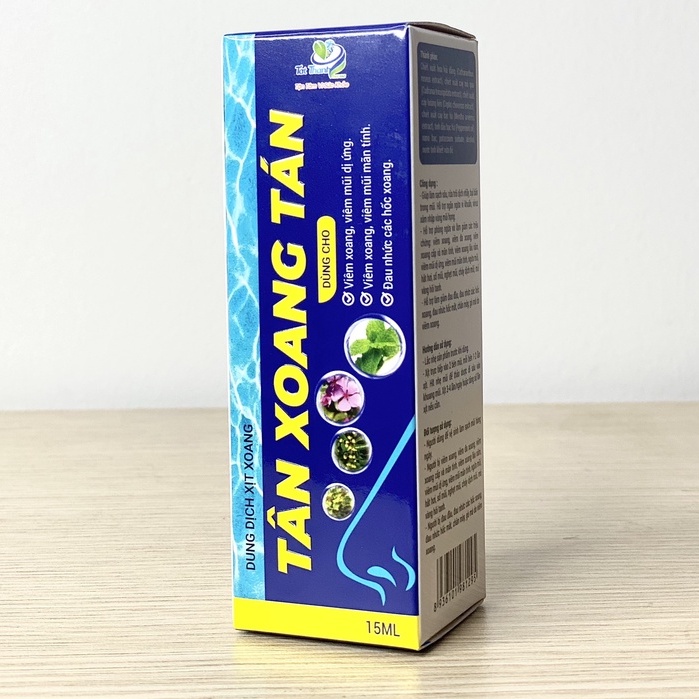 Dung dịch xịt mũi Tân Xoang Tán Tất Thành Pharma giảm ngạt mũi 15ml