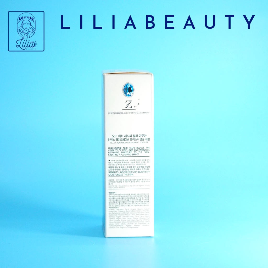 SERUM CẤP NƯỚC OZ WITCH RECIPE FILLER AQUA 60ML