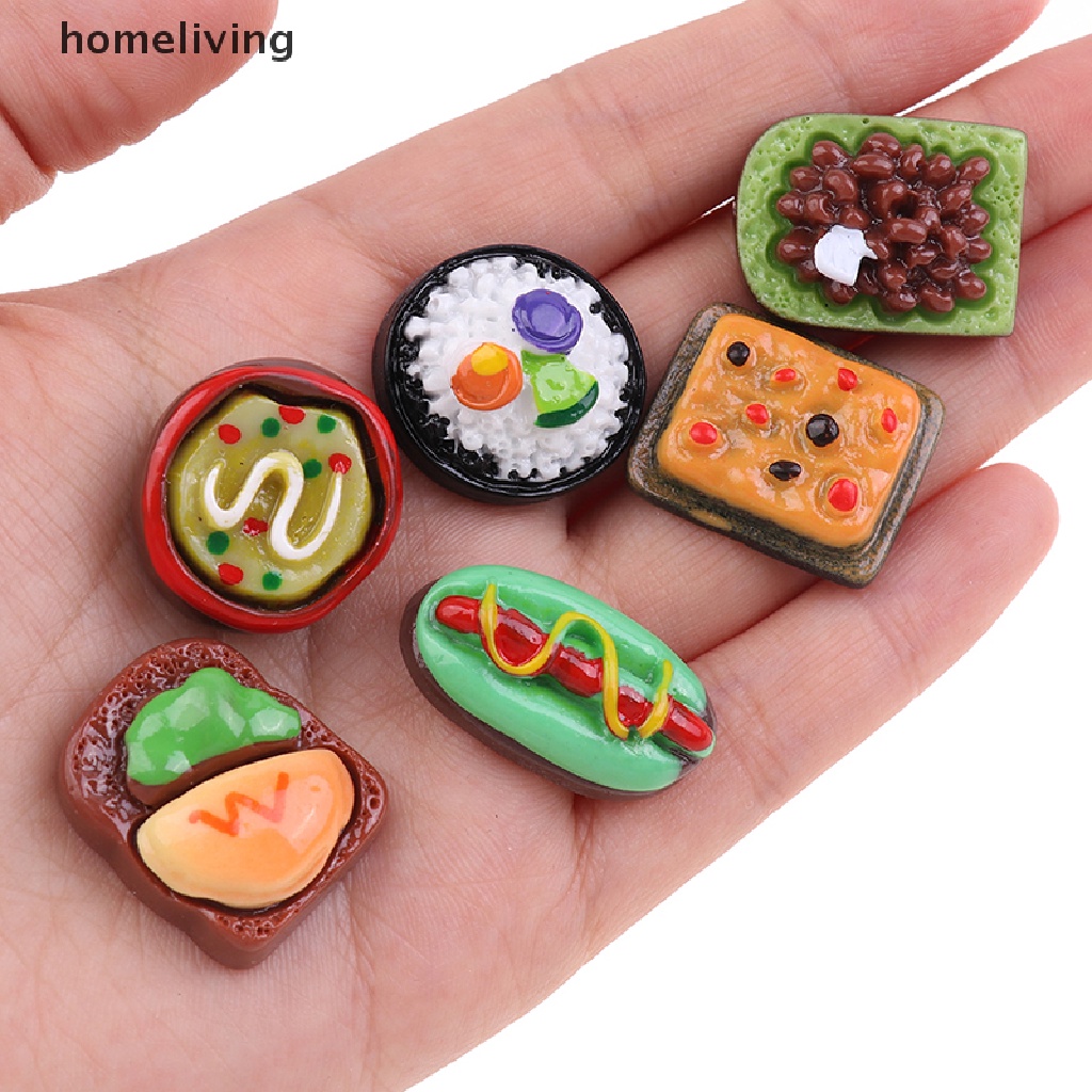 Set 2 / 5 Thức Ăn Mini Trang Trí Nhà Búp Bê